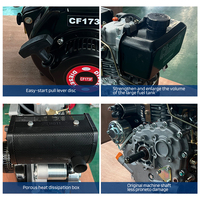 Moteur diesel Changfa 173F 247cc refroidi par air à injection directe 3,8 kW pour petites machines d'ingénierie