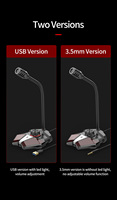 Meilleure vente Accessoire de jeu Microphone de bureau Ordinateur portable Microphone à condensateur Podcast You Tube Studio Microphone