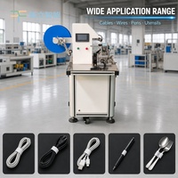 Machine d'étiquetage semi-automatique électrique pour fils, câbles, cordons d'alimentation, câbles USB et sucettes avec station