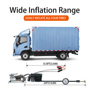 Compresor de Aire Portátil para Auto con Inflado y Desinflado Rápido y Presión Preestablecida - Product Image 3