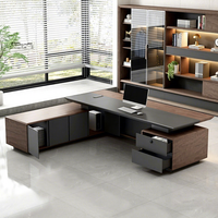 Bureau de direction Taipan, bureau de président haut de gamme, mobilier de bureau exécutif modulaire, ensemble complet
