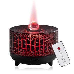 Diffuseur d'huiles essentielles et humidificateur à flamme, diffuseur d'aromathérapie 230 ml, humidificateur volcan avec mode flamme et brume volcanique - Product Image 1