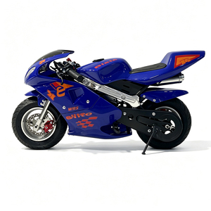 Minimoto de <span class=keywords><strong>49cc</strong></span>, 2 Tiempos, Refrigerada por Aire, Transmisión CVT, 35-40 km/h, Motocross, Pit Lane, Acrobacias, Carreras, para Adultos - Product Image 2