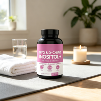 Capsules Naturelles de Myo-Inositol Pur, D-Chiro-Inositol, Folate et Vitamine D pour la Santé Féminine et le Sommeil des Adultes – Fournisseur Fabricant