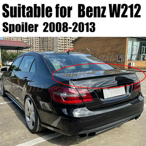 สปอยเลอร์สำหรับ Mercedes W212 ปี 2008-2013 วัสดุ ABS คุณภาพสูง สำหรับตกแต่งปีกหลังรถยนต์ Mercedes-Benz Mercedes E Class W212 - Product Image 1