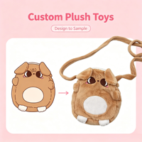 Sac à dos en peluche personnalisé en forme de chat, sac à main en peluche doux et mignon en forme d'animal pour enfants, cadeau promotionnel avec couleur personnalisée