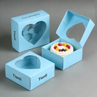 Boîte à gâteau personnalisée recyclable pour anniversaire, mariage, fête, boîte à gâteau en papier de qualité alimentaire pour boulangerie, boîte à biscuits, boîte à gâteau jetable de luxe, boîte à tiramisu