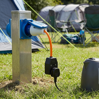 Adaptateur de prise ZNPON 16A vers prise britannique 13A pour le camping, les caravanes, les générateurs et les alimentations électriques