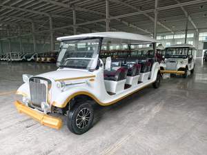 Customerized Electric Classic Car 8 Seater Vintage Cart Sightseeing Bus Three Rows Seats 11+3 Seats 14 <b>Passengers</b> AC Motor 72V - Product Image 2