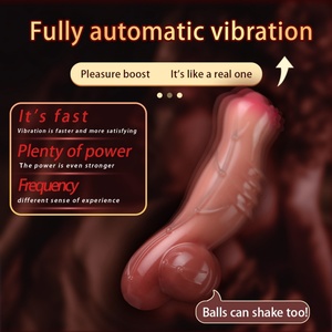 CITYFUN Vibrador Dildo Color Piel, Vibrador Realista, Dildo Anudado, Varita de Masaje Conejo, Varita AV, Juguete Sexual de Silicona Líquida Seguro para el Cuerpo - Product Image 3