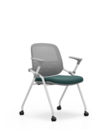 Chaise de bureau ergonomique en acier durable de haute qualité, idéale pour les salles de formation scolaires et les bureaux