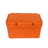 Glacière portable rotomoulée 45QT isotherme et écologique avec logo personnalisé pour la pêche, les conserves et le stockage alimentaire