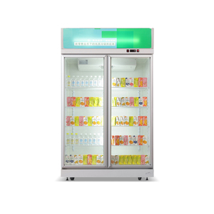Frigorifero Verticale Commerciale con Porte in Vetro, Espositore Refrigerato, Congelatore per Bevande, Attrezzatura di Refrigerazione - Product Image 2