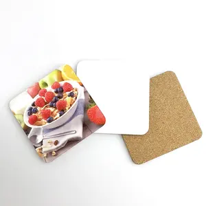 Tikar meja kosong, sublimasi Mdf Coster Diy, <span class=keywords><strong>coaster</strong></span> cetak Transfer panas grosir minimalis kayu - Product Image 1