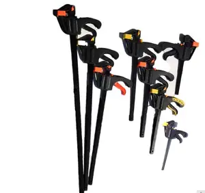 4 ''6'' 8 ''Nhựa Chế Biến Gỗ Nhanh Chóng Kẹp Nylon F Clip Phát Hành Nhanh Chóng F Bar Kẹp Trong Màu Vàng Cam Đỏ