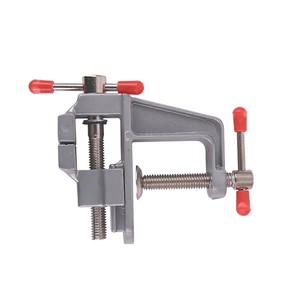 <b>Mini</b> Bench Vise Smooth Jaw 3C14 Diy Stationary Metal <b>Clamp</b> For Model Work - Product Image 1