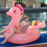Flamingo Inflable para Piscina, Juguete Acuático de Verano para Playa, Piscina o Jardín