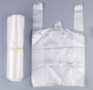 Sacs de transport en plastique durables de gilet pour le plastique de sac de T-shirts de magasins de détail - Product Image 2