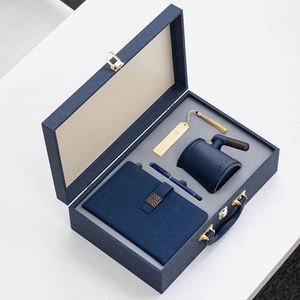 Custom Luxury Corporate Executive Souvenir <b>Gifts</b> Promotional A5 Notebook <b>Bookmark</b> Stationery Set Business <b>Gift</b> Set for Women Men - Product Image 1