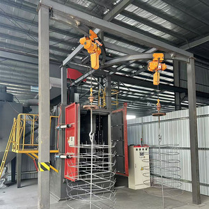 Elektrische Roterende Haakhanger Type Schot Straalmachine Kern Motor Versnellingsbak Plc Gecontroleerd Polijsten Roestverwijderingsoppervlak - Product Image 5