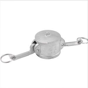 Stainless Steel Dc Type <b>Quick</b> <b>Connector</b> Female Plug Cap Clamp Style Joint Dn 15 - Product Image 4