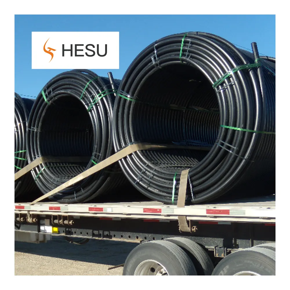 China Manufacture PE100 SDR11 355MM 400MM 450MM 630MM 900MM HDPE Types Of Poly Pipe Sizes Edmonton For Water Supply And Drainage