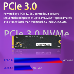 RHK STORE M.2 SSD PCIe3.0 TLC NAND Flash, disponible en múltiples capacidades: 128GB - Product Image 2