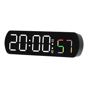 Новый 6639 креативный Многофункциональный светодиодный Будильник с температурным дисплеем, обратный отсчет, прикроватные электронные часы