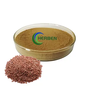 Bulk price Flax seed Hull Extract Flax Powder Lignans Flax seed