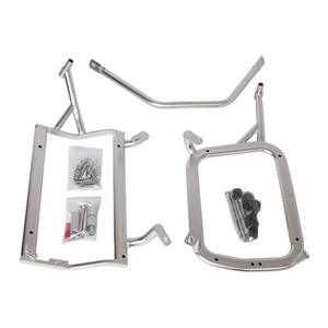 Boîte d'accessoires de <span class=keywords><strong>moto</strong></span> Cadre latéral en alliage d'aluminium Noir de haute qualité pour <span class=keywords><strong>Triumph</strong></span> 850 900 Top Case - Product Image 2