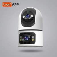 Tuya 2 lentilles sans fil HD caméra de sécurité à domicile détection de mouvement conversation bidirectionnelle prise en charge de la vue multi-écran carte TF 256G
