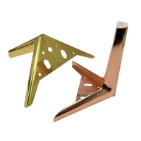 Pieds de meubles en métal modernes Pinlong bricolage remplacement pour armoire canapé canapé Table chaise lit Support