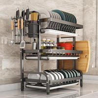 Support de cuisine multifonctionnel en acier au carbone durable à trois couches