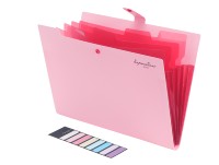 Organizador de Documentos de Papel A4, Organización Escolar y de Oficina, Producto Práctico para Archivar, Carpeta Expandible de 5 Bolsillos