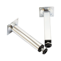 Pieds de meubles réglables en métal de 30 mm - Pieds de support de nivellement pour canapé, armoire, meuble TV et table de chevet