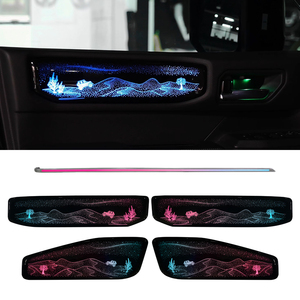 Éclairage d'ambiance RGBIC pour voiture, directement de l'usine, pour Toyota Prado/LC250 2024-2025, décoration intérieure, bande LED - Product Image 1