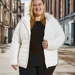 Chaqueta Vaquera con Capucha para Mujer, Color Sólido, Manga Corta, Cierre con Cremallera, Diseño con Logotipo, Transpirable, Resistente al Viento, Moda Primavera, Verano, Otoño - Product Image 2