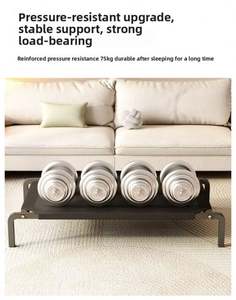 <span class=keywords><strong>Lit</strong></span> surélevé pour animaux <span class=keywords><strong>de</strong></span> compagnie, grand format, avec cadre en acier inoxydable, pour extérieur, camping, résistant à l'humidité, lavable, solide - Product Image 3