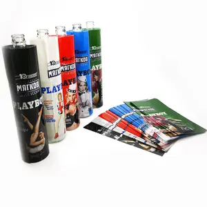 Pvc Sleeve Shrink Label New Product Smooth Transparent PVC PET Shrink Sleeve Bands Label For Liquid Bottle