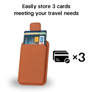 Tarjetero MagSafe con Bloqueo RFID y Solapa Magnética, Cartera de Cuero para Teléfono con Protección de Privacidad para iPhone 16 15 Pro Max, Venta al Por Mayor Personalizada - Product Image 4