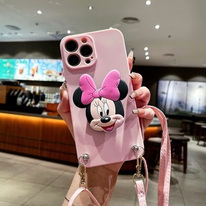 Dessin animé Anime étui pour <span class=keywords><strong>iPhone</strong></span> 14 Plus XR XS MAX housse de Smartphone pour <span class=keywords><strong>iPhone</strong></span> 15 16 Pro mignon <span class=keywords><strong>Mickey</strong></span> Minnie souple TPU conception personnalisée - Product Image 5