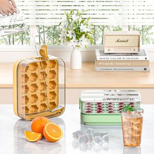 Moule à glaçons sphériques en silicone de qualité alimentaire pour l'été, bacs à glaçons en treillis pour cuisine, congélation rapide, démoulage facile, café, jus, whisky - Product Image 3