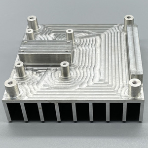 Dissipateur thermique en aluminium usiné CNC Espressif, personnalisé pour pièces mécaniques de précision, tolérance 0,01 mm, rugosité de surface 1,6 - Product Image 2