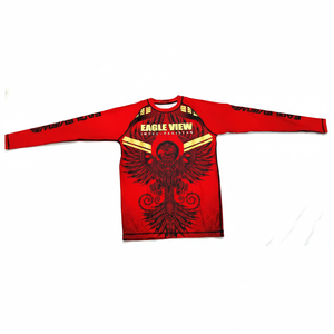 เสื้อยืดรัดกล้ามเนื้อสำหรับยิมของผู้ชายแบบสั่งทำแห้งเร็วทรงพอดีตัวใหม่พิมพ์ลาย - Product Image 2