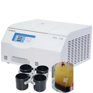 Blood Desktop Large Capacity 4*750ml 500ml 0-6000rpm Low Speed Lab Refrigerated Blood Bags Centrifuge For Blood Bank