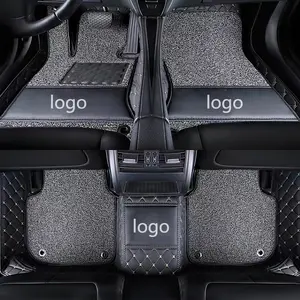 2023 Factory Hot Selling Custom 3D 5D Leather Car Floor Mat All Weather Car Foot Mat Car Carpet for kia rio/toyota rav4/volvo x