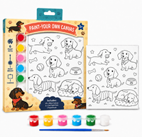 Cadeaux personnalisés pour enfants, peintures à l'huile éducatives pour enfants, peintures à l'huile écologiques à faire soi-même, peintures à l'huile sur toile à colorier soi-même