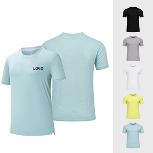 Chemises de compression pour hommes, manches courtes, maillots de sport, séchage rapide, pour la course à pied et le fitness - Product Image 1