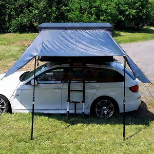 Tente de toit moderne en aluminium pour voiture, type coquille, en toile, quatre saisons, imperméable, ouverture rapide automatique, triple tente de toit, vente en gros - Product Image 3