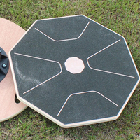 Tabla de Equilibrio Portátil de Madera, Antideslizante, Ecológica, Resistente, para Niños, Uso en Interiores, con una Rueda